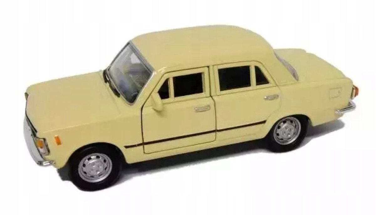 Welly Fiat 125p Modelauto Schaal 1:39 - Crème