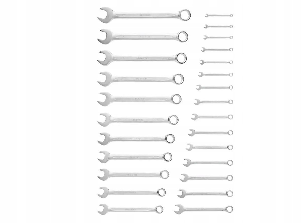 HOGERT Ringsleutelset 26-delig, 6-32 mm, CrV