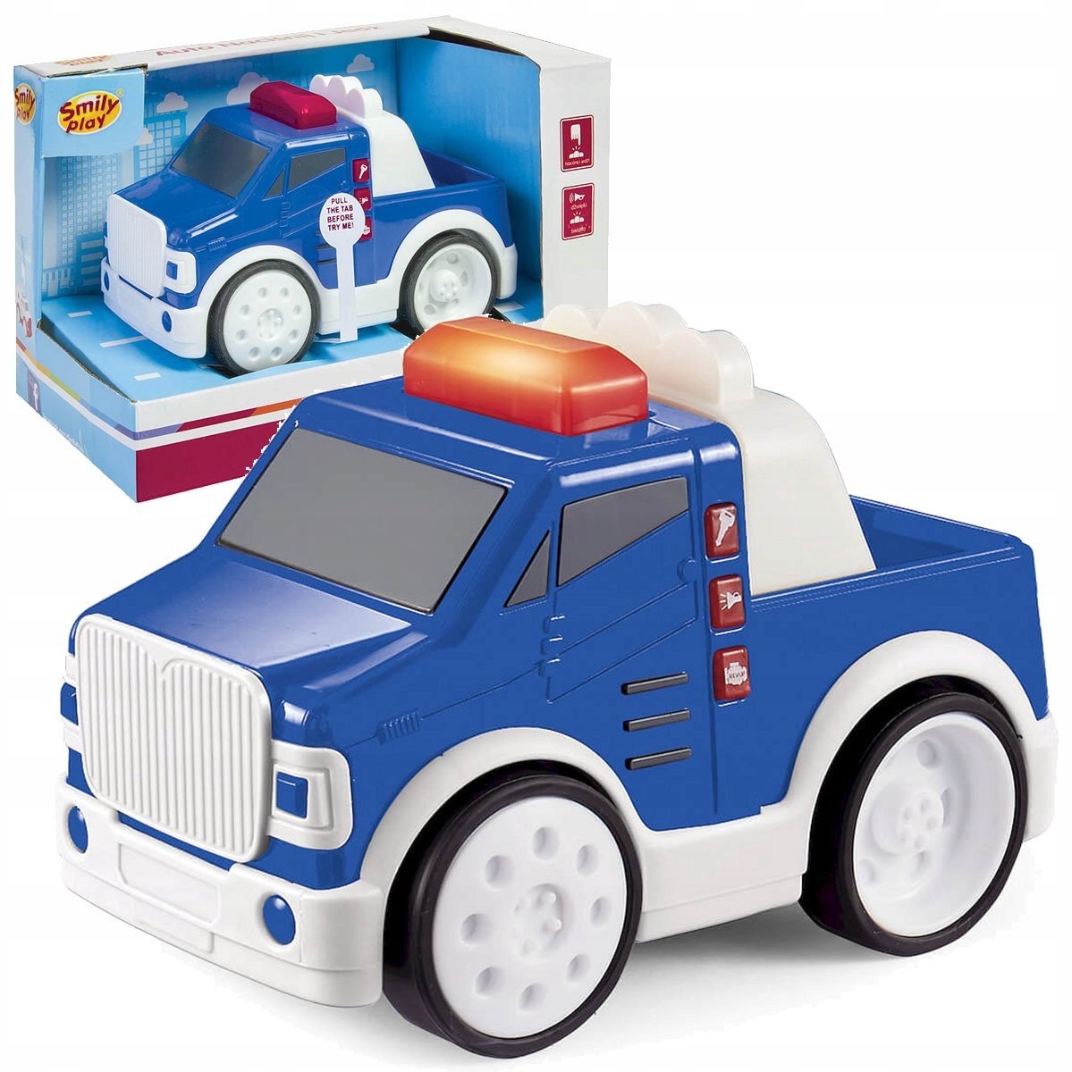 Smily Play Politieauto met Geluid en Licht - 2 Jaar+