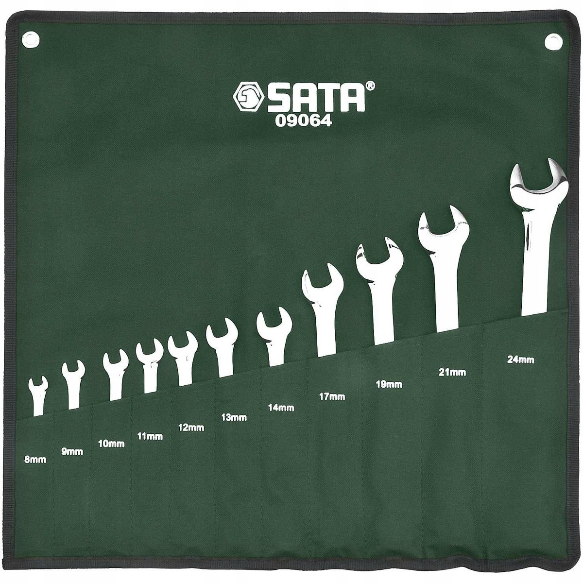 SATA Ring- en steeksleutelset 8-24mm, 11 stuks