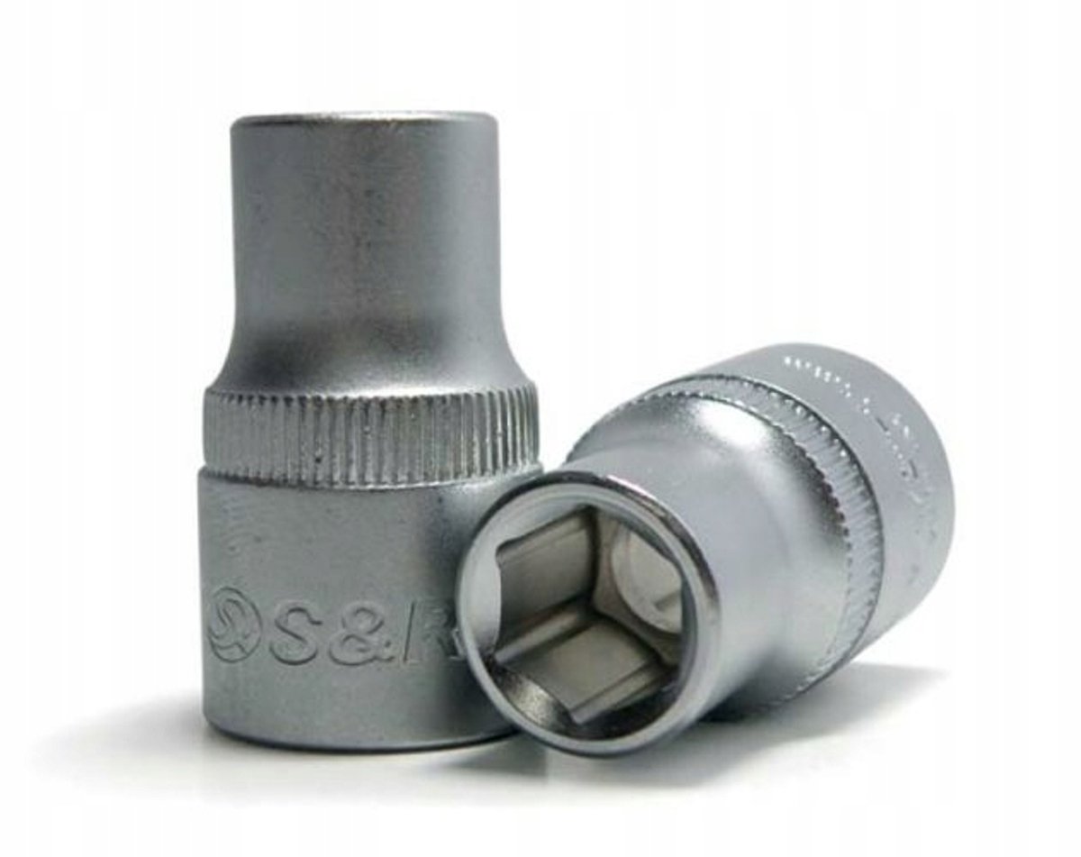 Dopsleutel 19mm 1/2" Zeskant Dynamisch Profiel Cr-V S&R