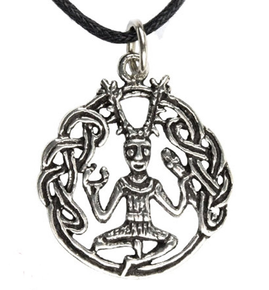 Zilveren Cernunnos hanger(K301S)