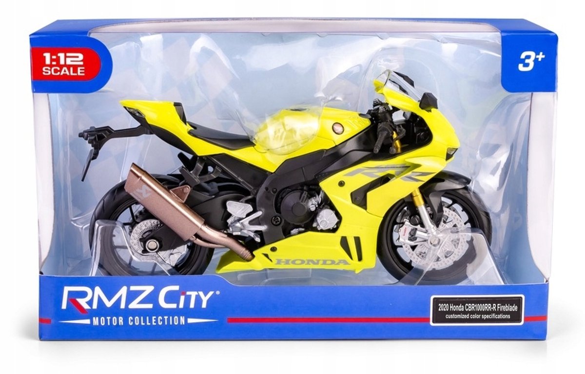 RMZ 1:12 Honda CBR1000RR-R Fireblade 2020 Geel Modelmotorfiets