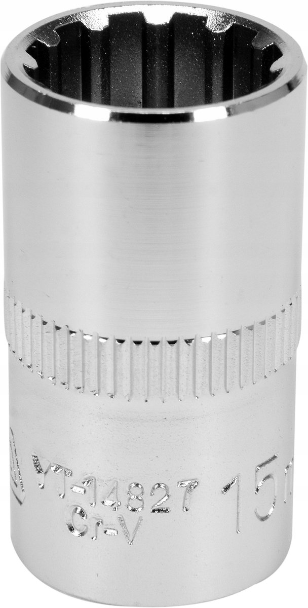 Yato Spline Dop 1/2" 15mm 38mm - Steeksleutel Dop