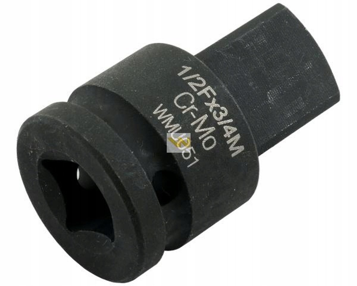 Slagmoer Adapter 1/2" tot 3/4" CrMo Staal - Waryński