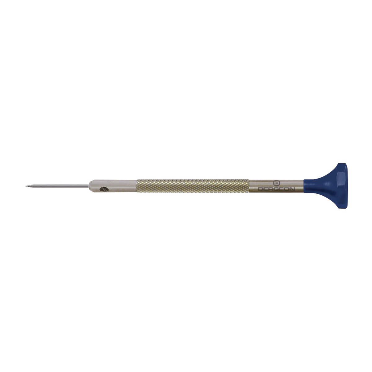 Bergeon schroevendraaier 30081-250, van roestvrij staal, met roestvrijstalen kling, 2,5 mm, ergonomisch