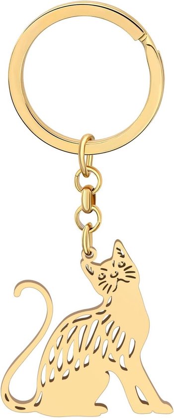 Katten Sleutelhanger - Kitty - - Katten Sieraden, Accessoires