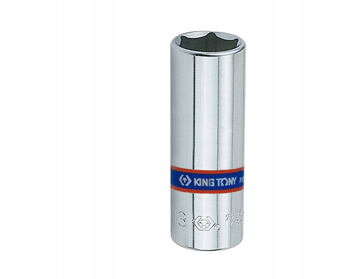 King Tony 1/4" Lange Dop 10mm 6-kant - 50mm