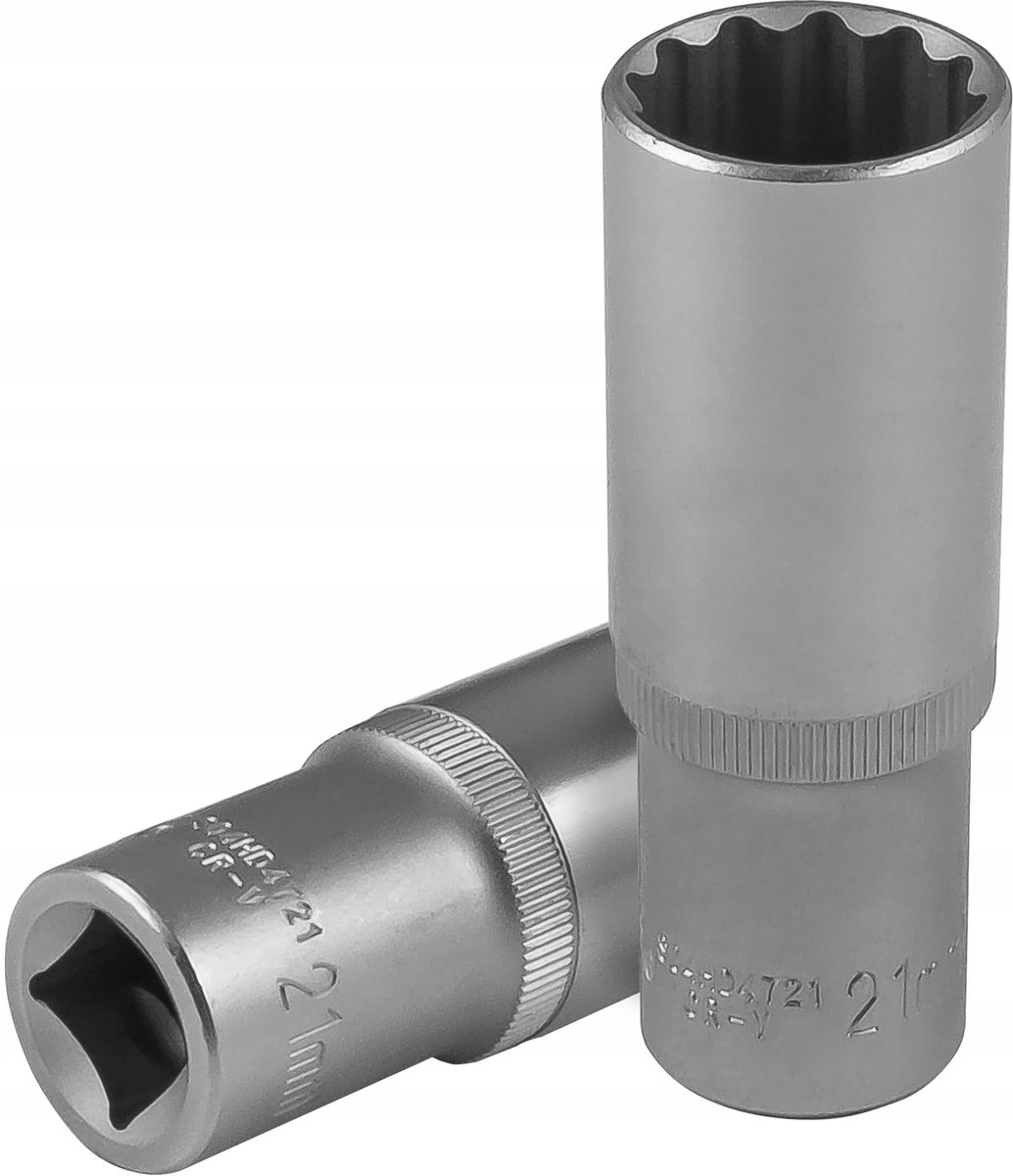 Lange 12-hoekige dop 17mm 1/2" van chroom-vanadium staal