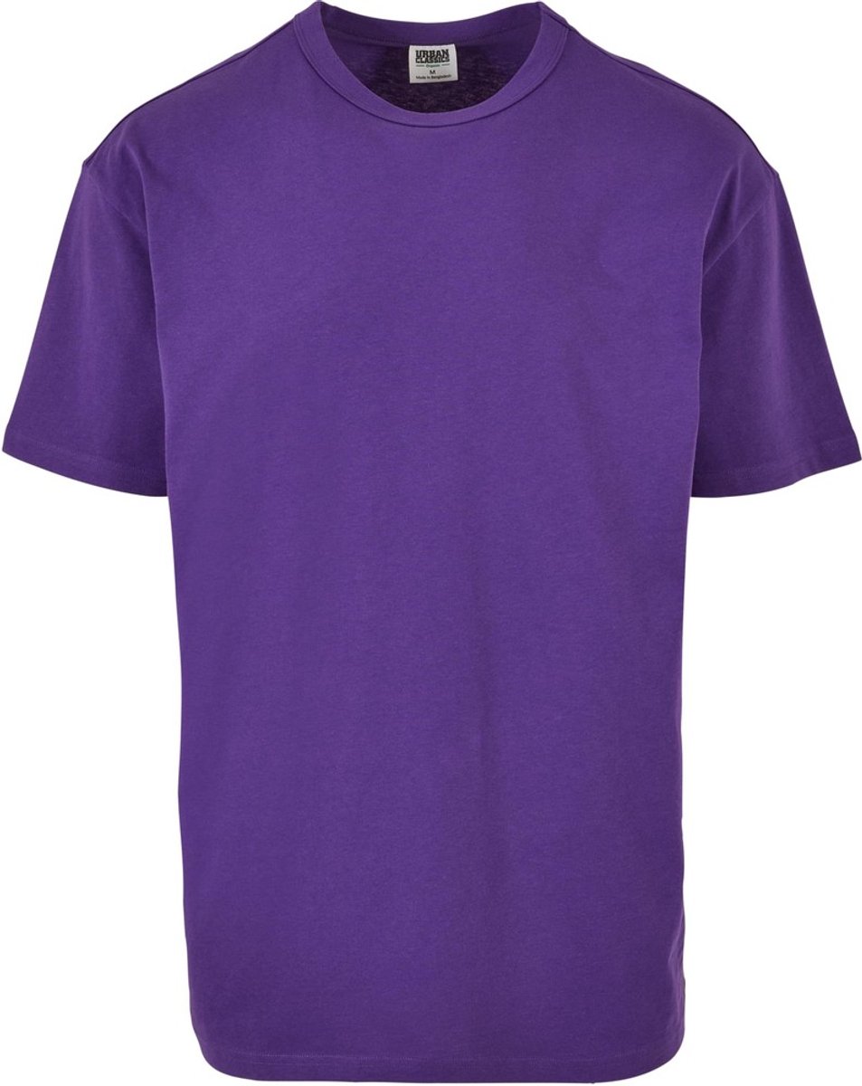 Urban Classics Organic Basic Heren T-shirt L Paars