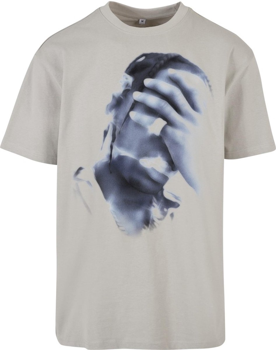 Mister Tee 4 AM Oversize Heren T-shirt L Grijs