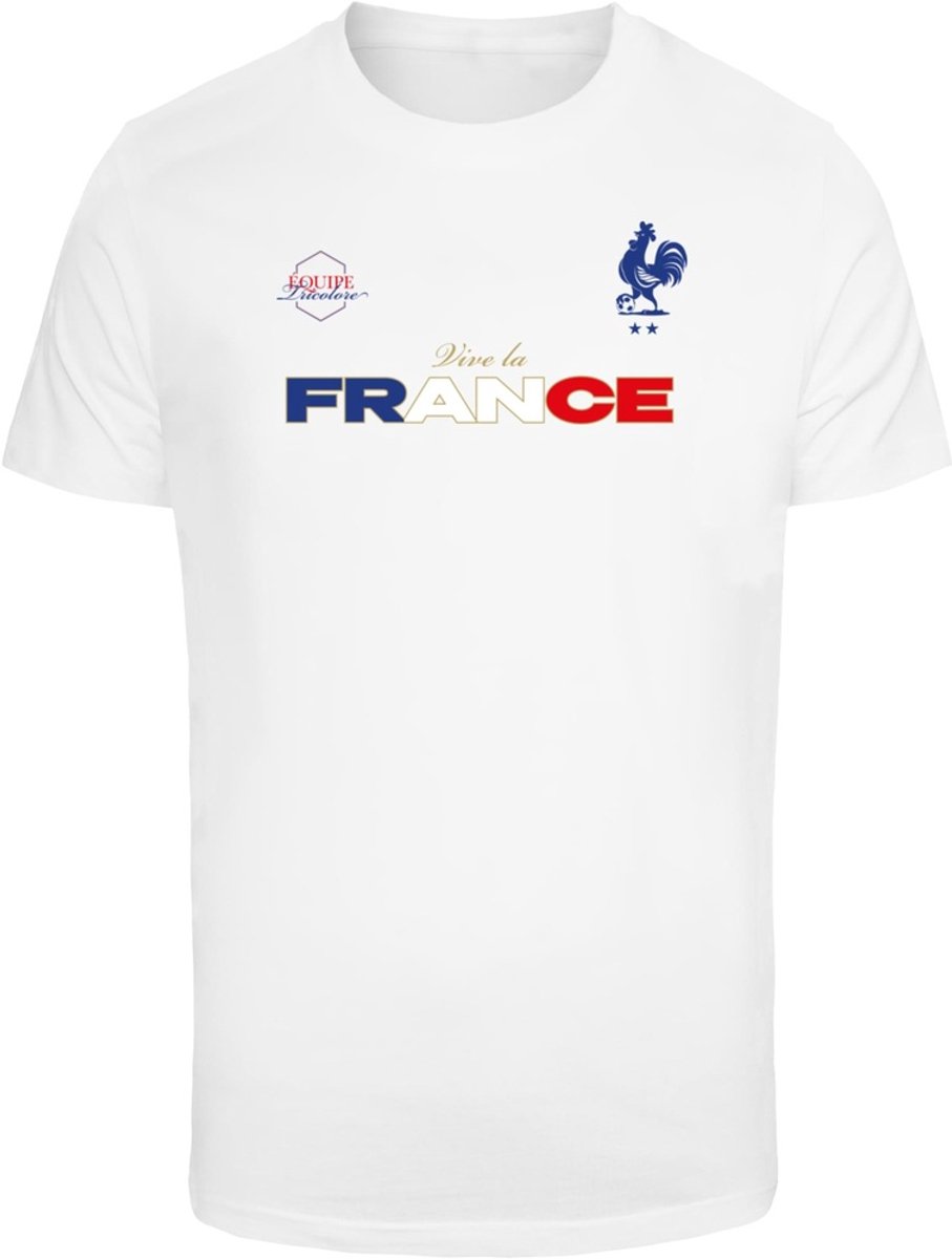Mister Tee T-Shirt France Trikot Tee -XL Wit