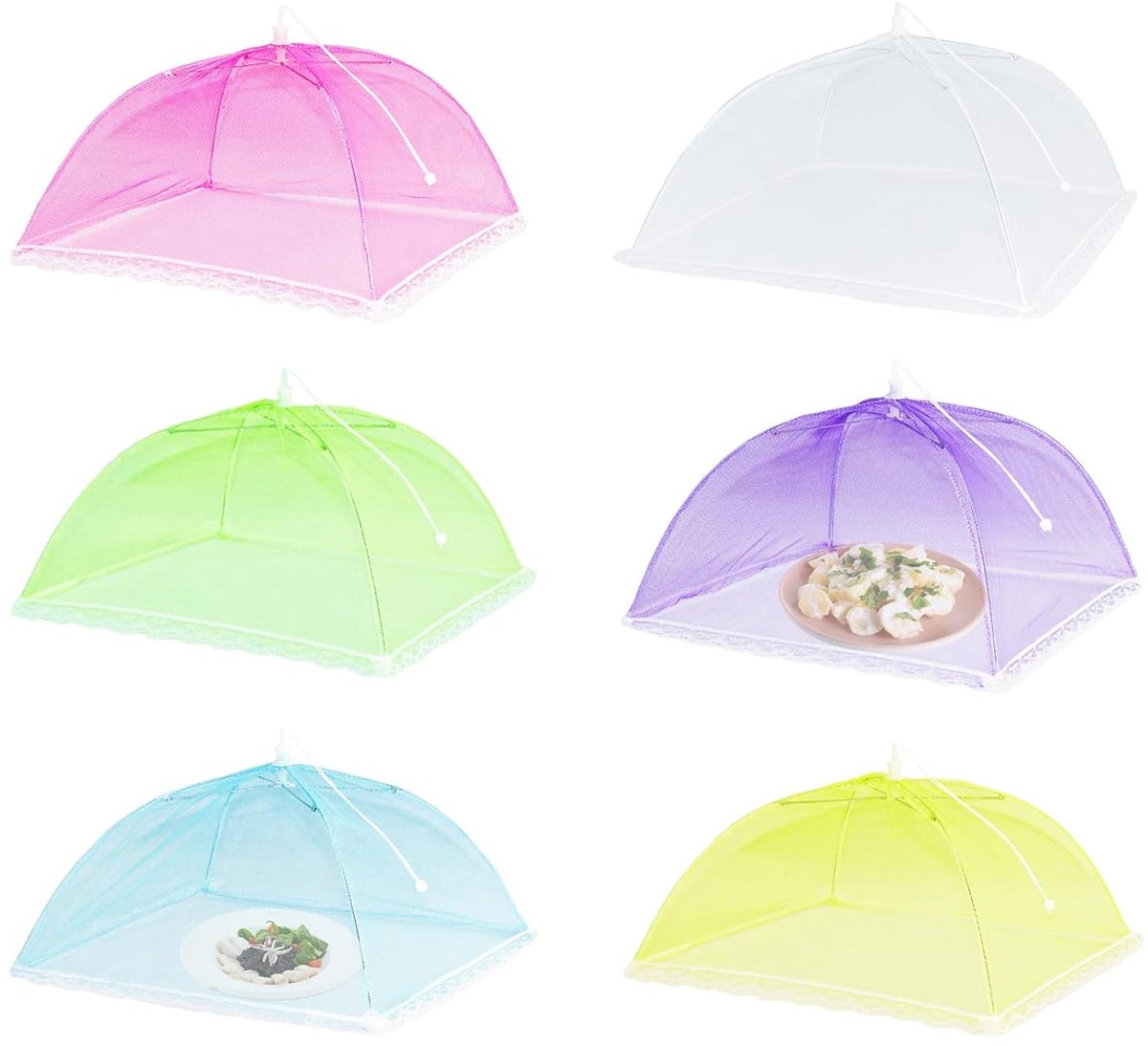 Klamboe set - Vliegenbestendig - 6 stuks - Multikleur