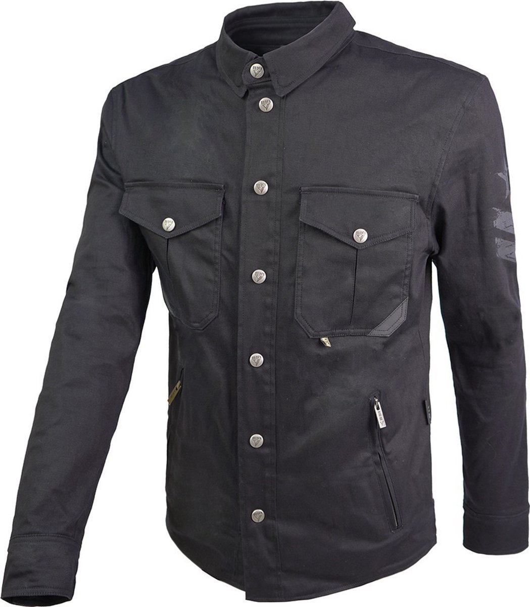 By City Motorrad-Jacke Suv Overshirt Black-S