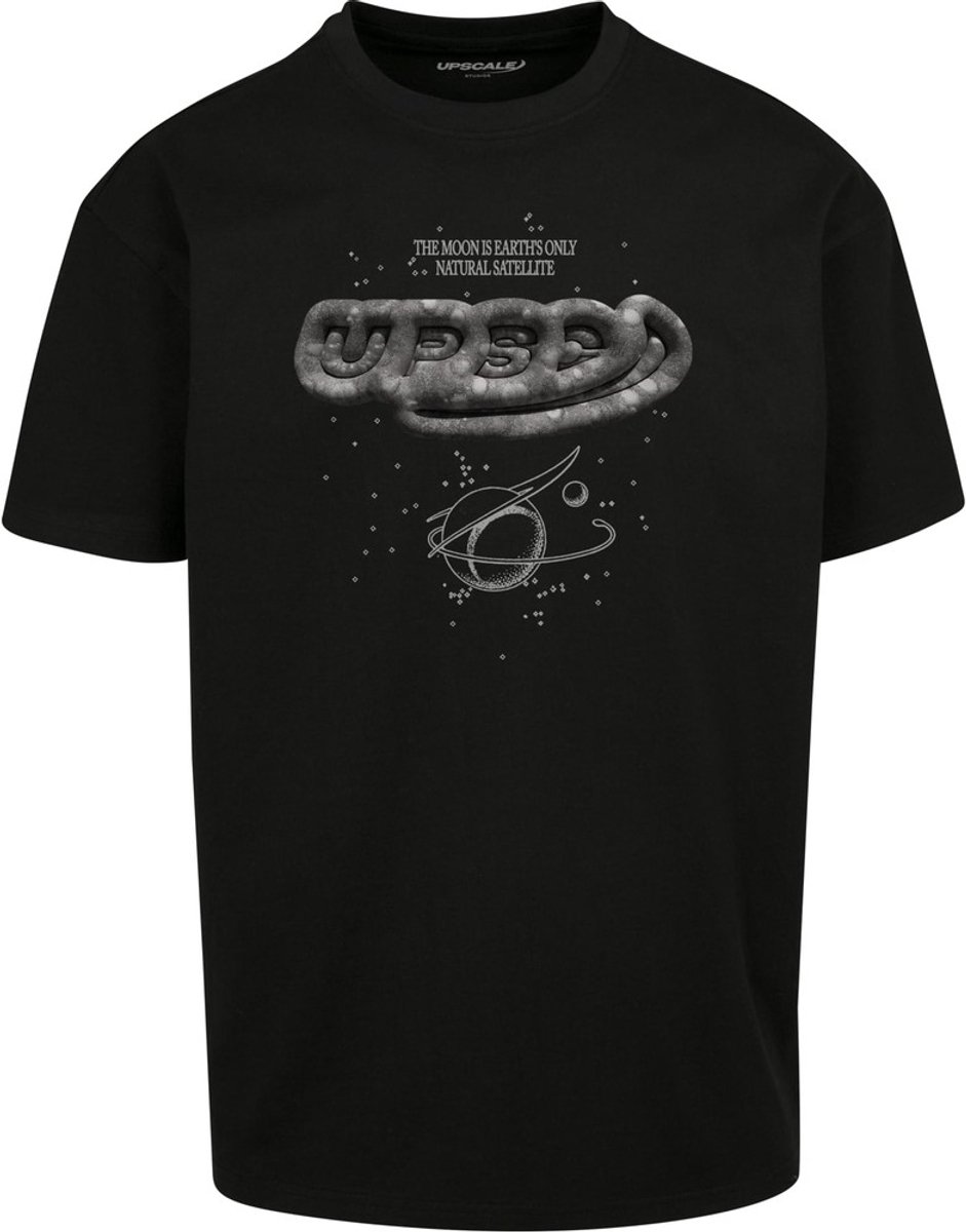 Mister Tee Nasa Moon Oversize Heren T-shirt XS Zwart