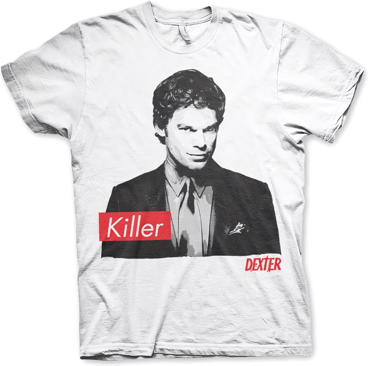 Dexter Heren Tshirt -S- Killer Wit