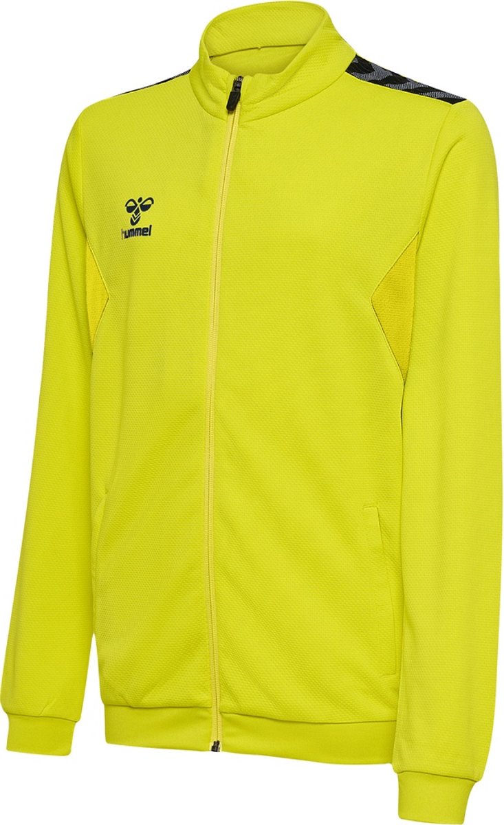 Hummel Kinder Trainingsjacke Hmlauthentic Pl Zip Jacket Kids Blazing Yellow-140