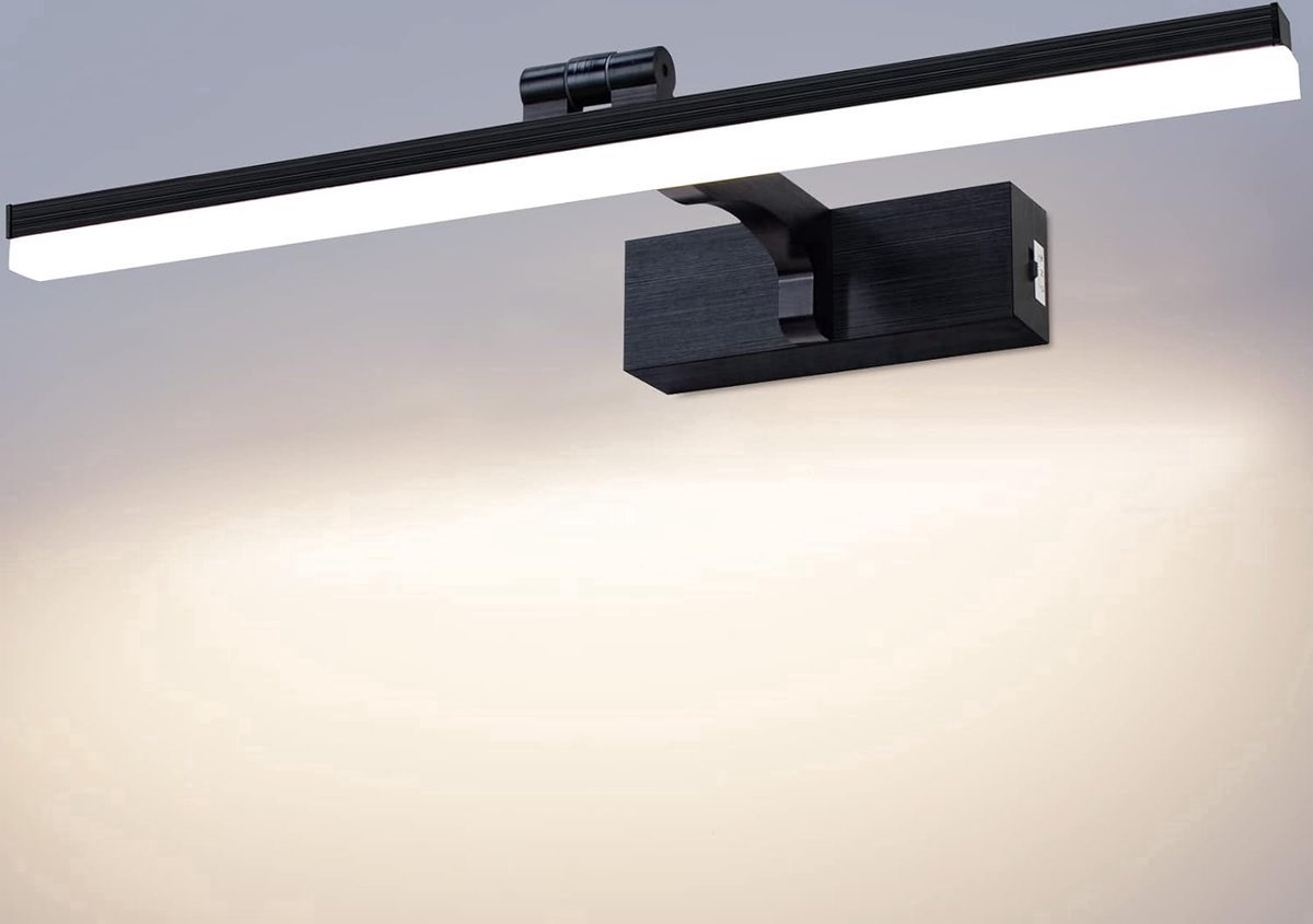 QPFO® Moderne LED Spiegellamp met Touch Dimmer - Instelbare Kleurtemperatuur - Badkamer Nachtkastje Wandlamp
