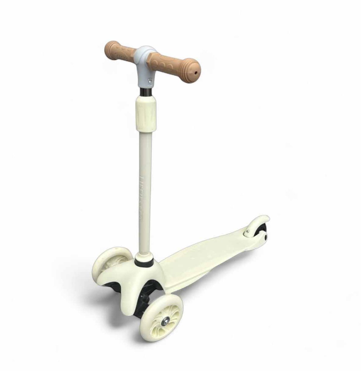Liefjes & Co Kinderstep – 3-wielen Step - Met Lichtgevende Wielen – 2-6 jaar – Vanille Beige