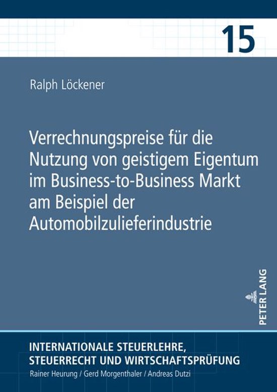 Internationale Steuerlehre, Steuerrecht und Wirtschaftspruef ... - cover