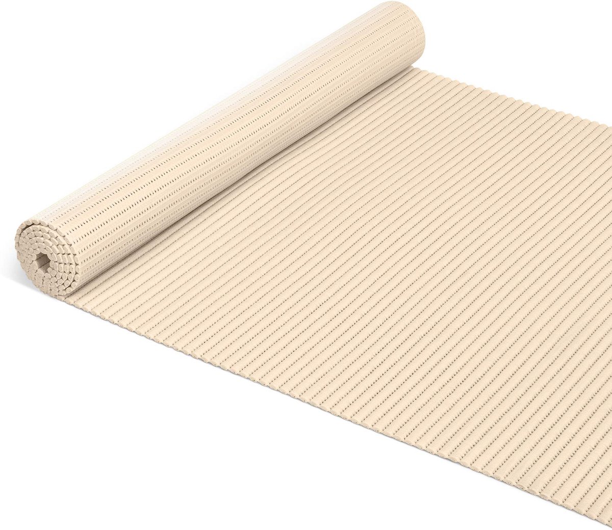 Ibenzoa® Comfortabele antislip badmat in crème kleur voor veilige badkamerervaring