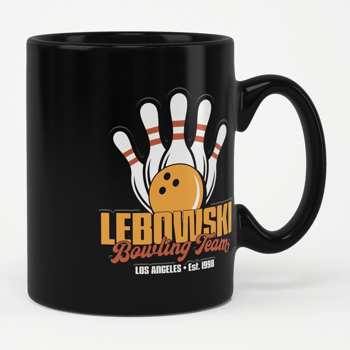 The Big Lebowski Tasse/Kaffeebecher Lebowski Bowling Team Mug Black
