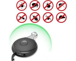 Draagbare Ultrasone Insectenbestrijding Apparaat – Oplaadbare Anti-Bug Repeller voor Vlooien, Teken en Luizen | Insectenpreventie voor Huisdieren en Buitenactiviteiten