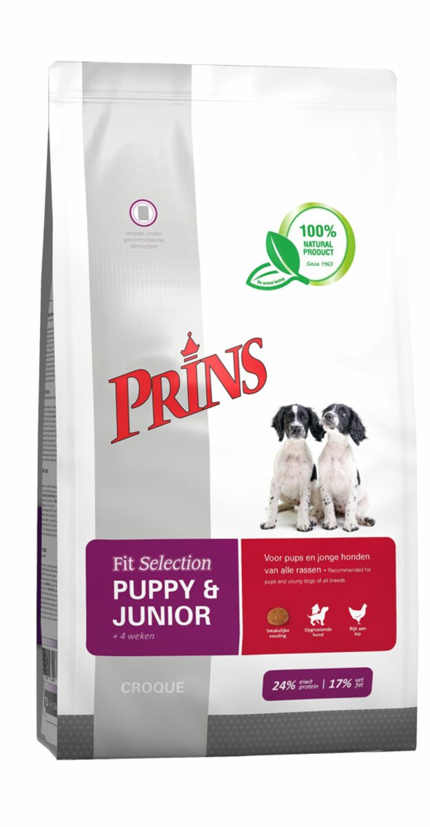 Prins - Fit Selection - Puppy & Junior - Hondenvoer - 4 x 2kg