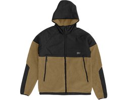 Salty Crew Shield Sherpa Fleece Met Volledige Rits Bruin XL Man