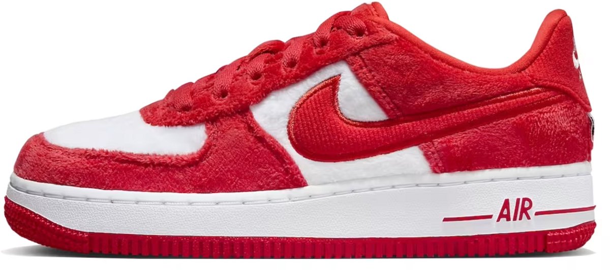 Nike Nike Air Force Valentine Vervangende Doos Van Maatje 5 Sneakers Unisex Rood