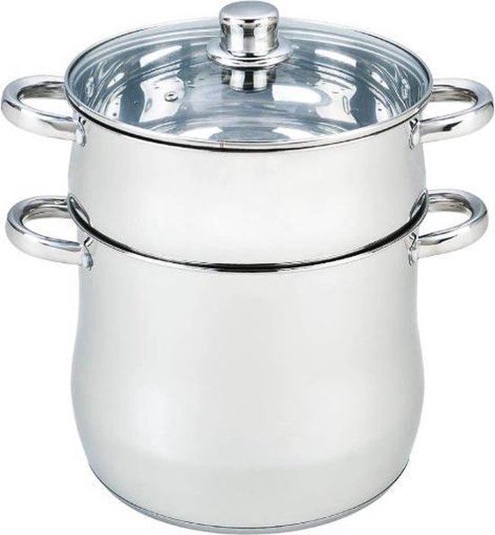 Cheffinger Couscous Pan - 8 Liter - Stoompan - Couscoussière - Inductie