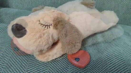 Puppy Heartbeat Toy - Puppy Knuffel Knuffel met Hartslag en Warmer Bag - Microgolveable Hot Toy - Puppy Gedrag
