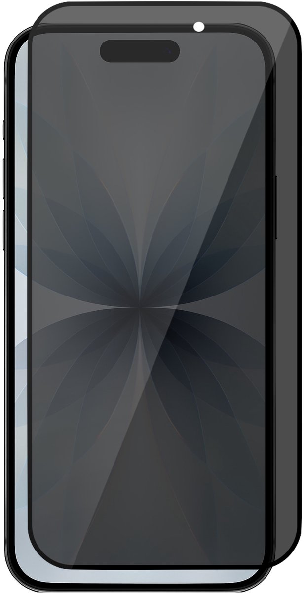 Privacy Screenprotector geschikt voor iPhone 17 - Volledig Dekkend Glas Screen Protector