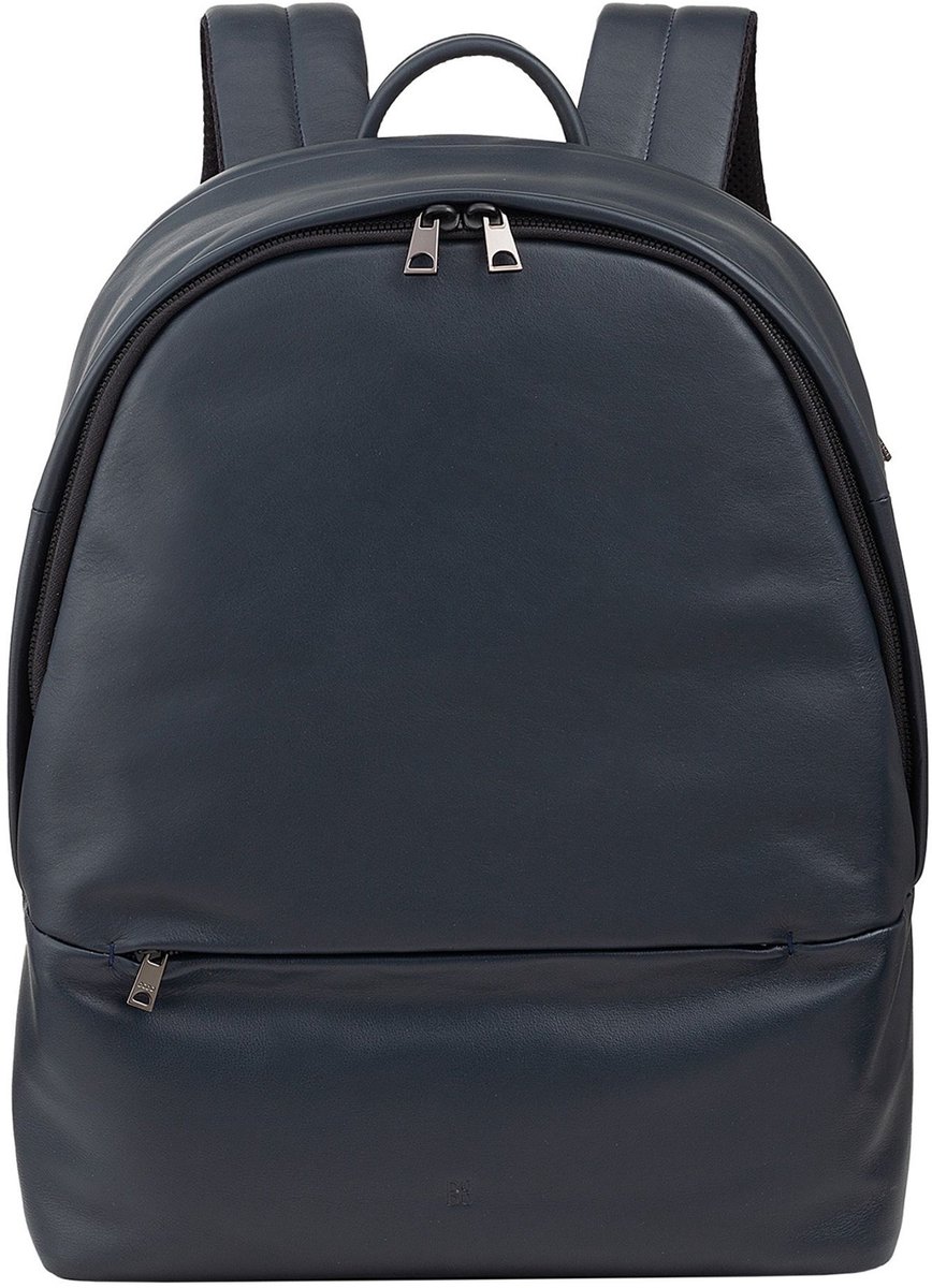 DuDu Casablanca Dagrugzak Leder 40 cm Laptopvak - 38cm (15 duim) - navy