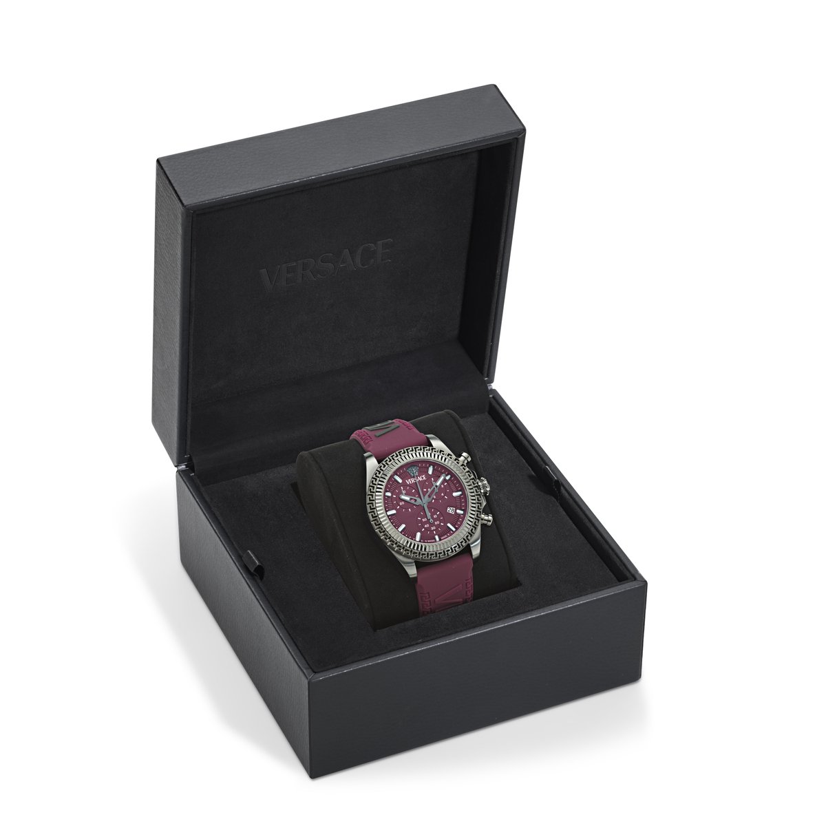 Versace Fornax VE0W00125 Horloge - Siliconen - Rood - Ø 43 mm