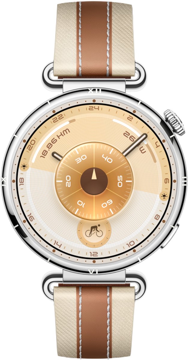 Bol.com Huawei WATCH GT 6 41mm Bruin | 14 dagen batterijduur - Nauwkeurige GPS & hartslagmeting - Innovatieve tracking op profes... aanbieding
