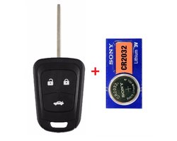 Autosleutel geschikt voor Opel sleutel / Opel Corsa / Opel Vectra / Opel Mokka / met batterij.