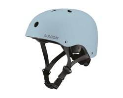 LUVION® Fietshelm Sky Blue - Fietshelm Kind - Blauw - Maa...