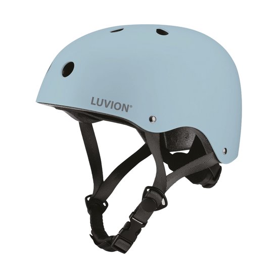 LUVION® Fietshelm Sky Blue - Fietshelm Kind - Blauw - Maat M - 53-55cm