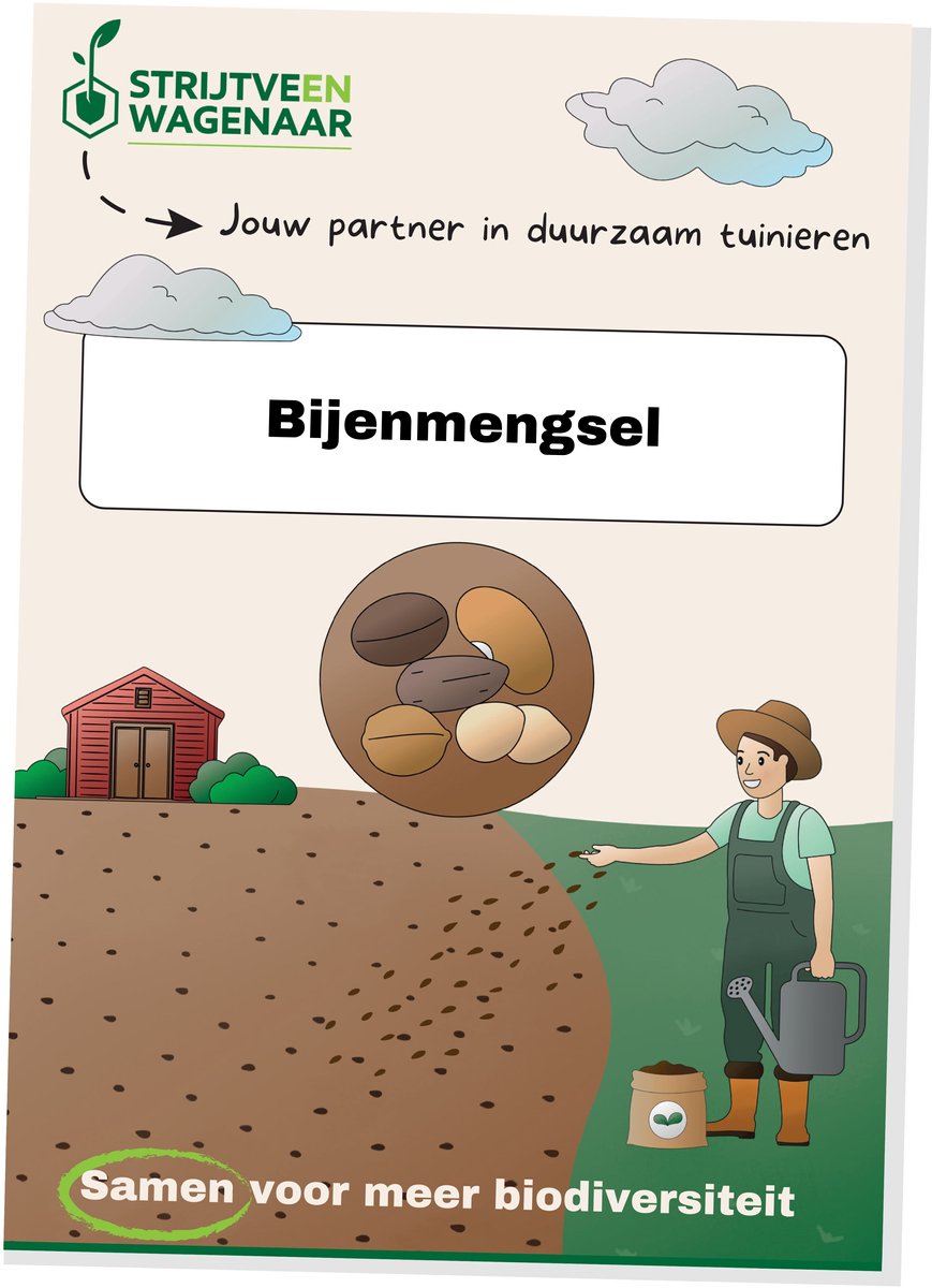 Bijenmengsel – Bloemenzaad 50 gram voor 50 m² – Inheems zaadmengsel met 22 soorten – Trekt bijen & vlinders – Verhoogt biodiversiteit in jouw tuin