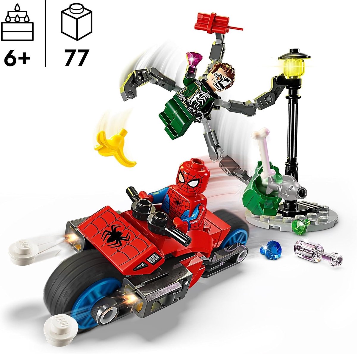 LEGO Marvel Motorachtervolging: Spider-Man vs. Doc Ock - 76275 — afbeelding 16