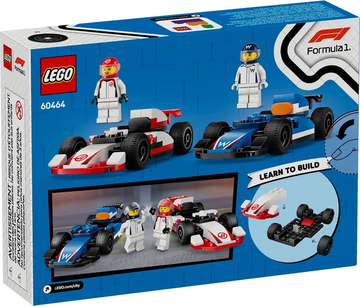 LEGO City F1 Williams Racing en Haas F1 racewagens - 60464 — afbeelding 9