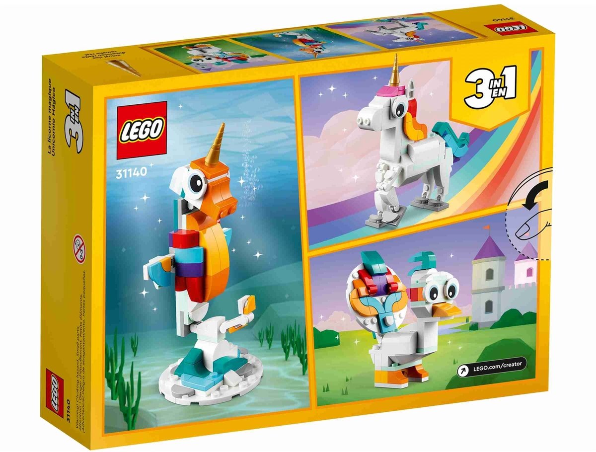 LEGO Creator 3in1 Magische Eenhoorn Speelgoed Set - 31140 — afbeelding 23