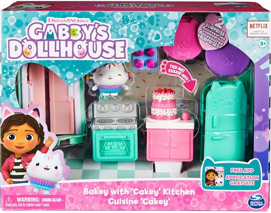 Gabby's Poppenhuis - Cakey's Keuken-speelset