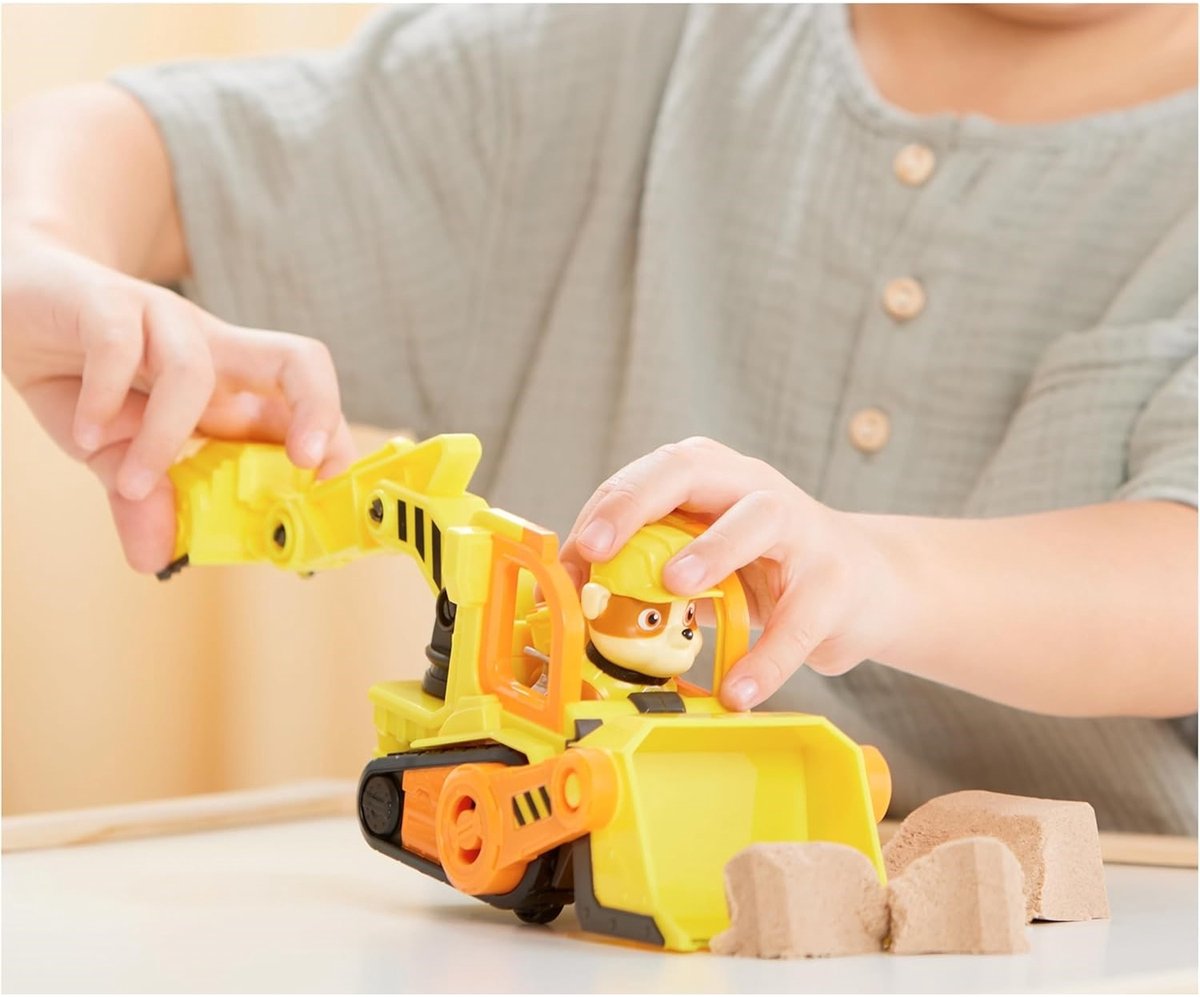 Rubble & Crew - Rubble’s Bulldozer met speelfiguur en beweegbare onderdelen - PAW Patrol speelgoed — afbeelding 14