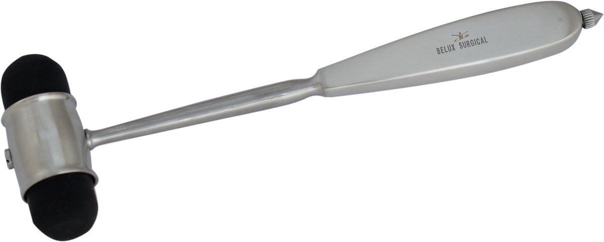 Belux Surgical Instruments / Dejerine Percussion Hammer 20cm RVS