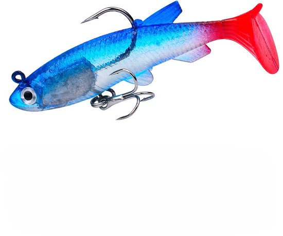 Kunstaasset – pluggen met haak - Kunstaas set voor roofvis - Softbaits – Visloodjes - Vishaken - Vis spullen - incl. Tacklebox - perfect voor snoek / baars -LOUZIR — afbeelding 2