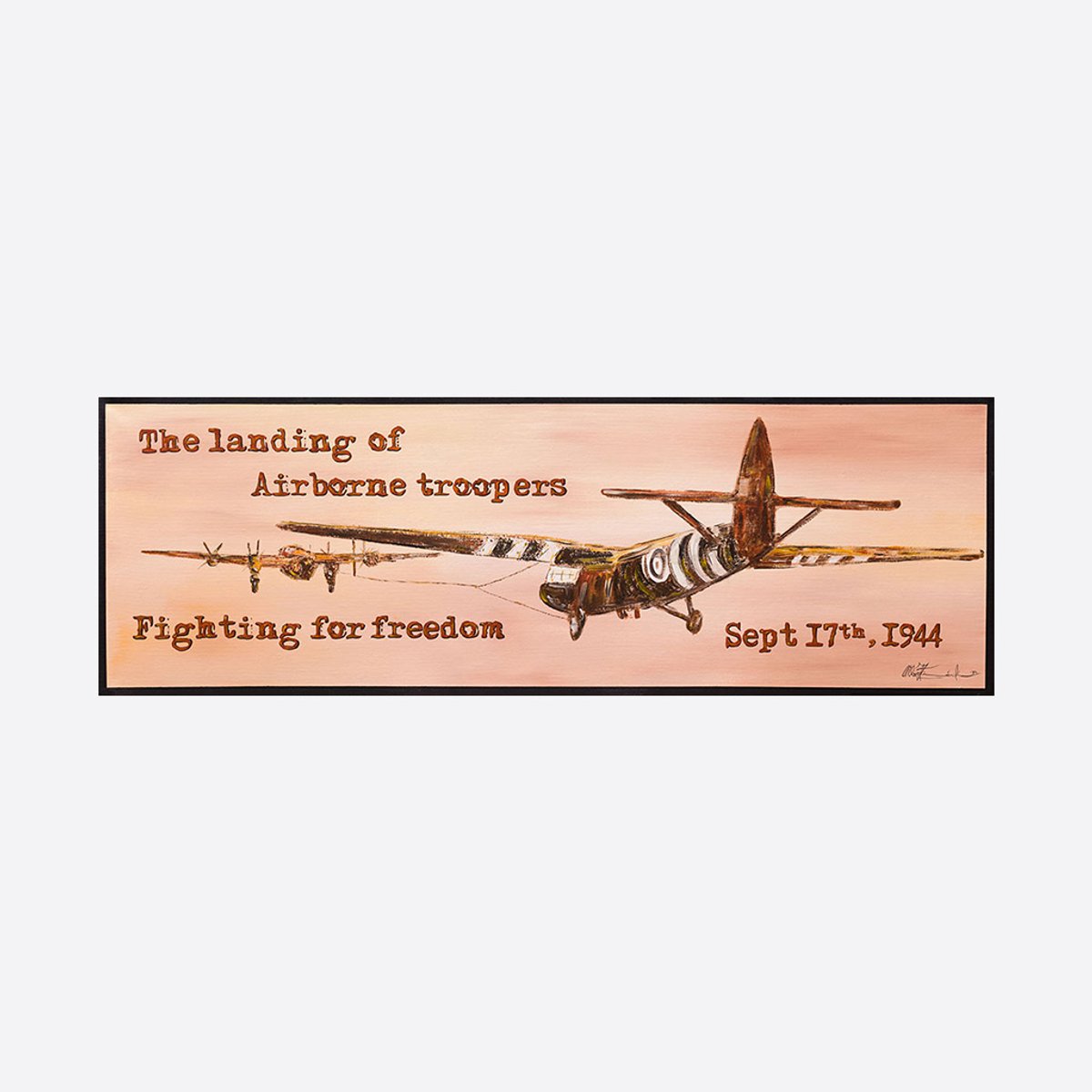 Zeefdruk Airborne Collection - Fighting for Freedom