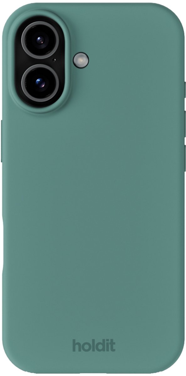 Holdit Silicone Case geschikt voor Apple iPhone 17 - Moss Green