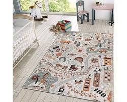 Vloerkleed Kinderkamer - Speelkleed Baby - Speelmat - Speeltapijt - Tapijt voor Kinderkamer - 120*180 cm - Anti Slip - Machinewasbaar